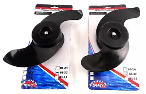 Qty. 2 Trolling Motor Props Replaces Minn Kota MKP32 Edge Maxxum Traxxis Pontoon - Picture 1 of 4