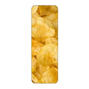 CRISP POTATOE CRISPS NOVELTY BOOKMARK SAME IMAGE BOTH SIDES GREAT GIFT - Picture 1 of 1