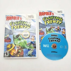 Rapala's Fishing Frenzy (Nintendo Wii, 2008) Completo con Manual CIB - Imagen 1 de 3
