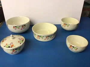 VTG Hall Crocus Casserole Dish 7.5 505 USA ‘30s B and Bowls - Picture 1 of 19