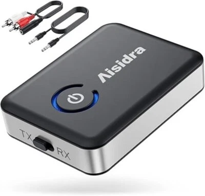 2-in-1  Bluetooth Transmitter Receiver V5.0 AUX Adapter for TV/Car/PC/MP3 Player - Image 1 of 4