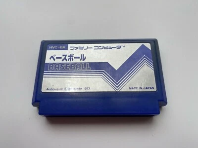 Nintendo Baseball Famicom NES FC Baseball Early type Japan NTSC-J JP GAME Tested - Image 1 of 4