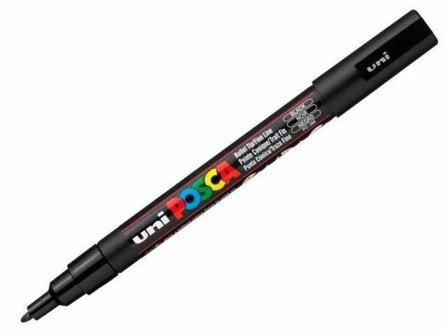 uni-ball Posca PC-3M Fine Bullet Tip Marker - Black