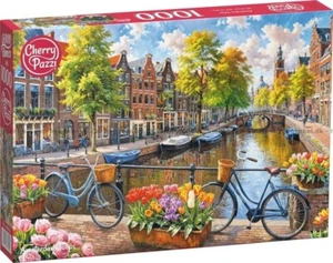 NEW Cherry Pazzi Jigsaw Puzzle 1000 Piezas Pcs 30943 Amsterdam Tulips - Imagen 1 de 2