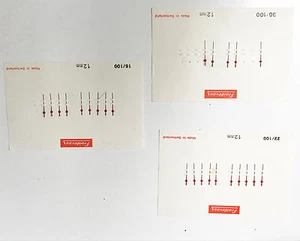 Froidevaux Watch Part 12mm (24) PIECE Red Made In Switzerland Watch Hands - Picture 1 of 4