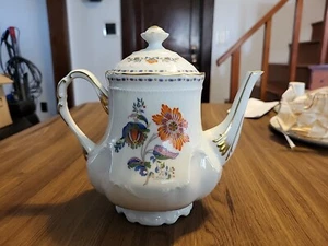Towle Royale Limoges Persan Rouge Teapot Coffee server w/ lid - Picture 1 of 11