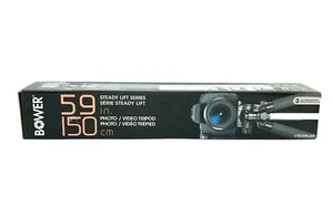 Bower 59" Steady Lift Series Tripod VTSL59CAN - Black / NEW / #5837 - Picture 1 of 3