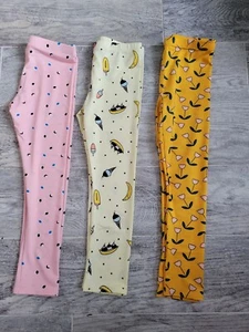 Dot Dot Smile Girl's 5/6 Leggings 3pc Bundle Stretch Elastic Waist NWT - Picture 1 of 4