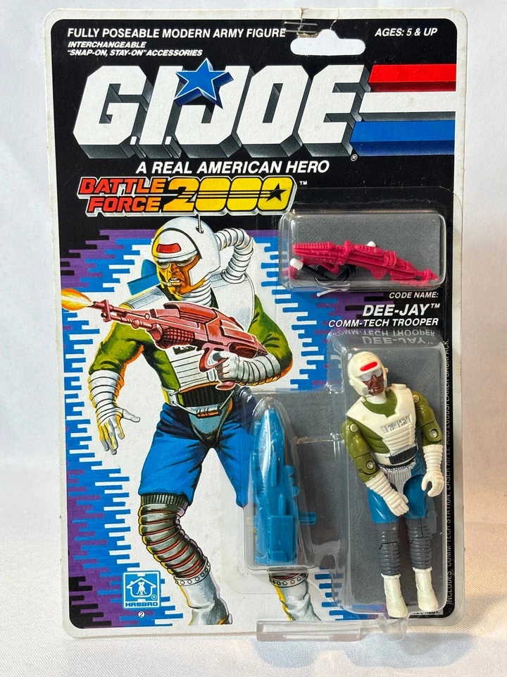 Figura de acción Hasbro GI Joe Battle Force 2000 1988 DEE JAY paquete blister sellado Foto 1 de 4
