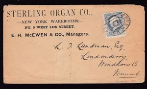 MUSIC - STERLING ORGAN CO. 1880's, E. H. McEWEN, NEW YORK - Picture 1 of 2