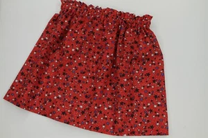 Skirt for girls - 4July skirt for kids Red with stars - Picture 1 of 4