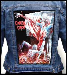 CANNIBAL CORPSE - Tomb of the Mutilated -- Backpatch Back Patch for Battlevest - Imagen 1 de 3