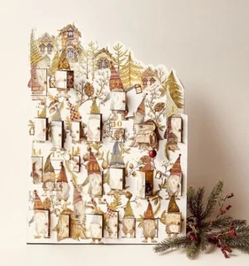 Pottery Barn Light Up Gnome Advent New In Box- - Picture 1 of 2