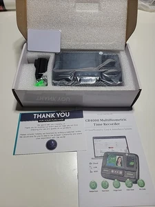CB4000 MULTIBIOMETRIC TIME RECORDER TIME CLOCK Brand New In A Box - Picture 1 of 6
