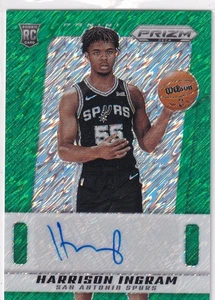 2024-25 NBA Prizm Deca PDS-ING Harrison Ingram Rookie Green Shimmer Auto 6/25 - Picture 1 of 2