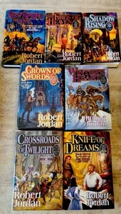 WHEEL OF TIME (7) Original HCDJ w/Mylar-5 1st Ed. 1st PRINT-#0 4 5 7 10 11 12 - Picture 1 of 10