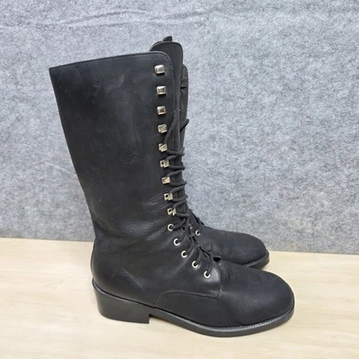 WILD PAIR Botas Pirata Negras 12" Plataforma 1.5" Tacón Bloque Tacón Mujer Talla 8.5 Foto 1 de 4