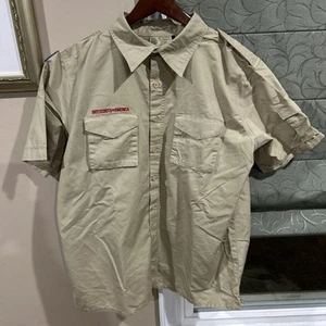 Pfadfinder BSA UNIFORM HEMD NEU Style Erwachsene Herren Large Kurzarm O44 - Bild 1 von 7