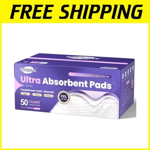 110g Heavy Duty Bed Pads 30x36 - 50ct Incontinence Underpads - Picture 1 of 11