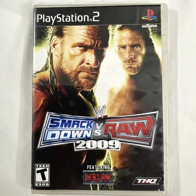 WWE Smackdown Vs. Raw 2009 - Sony Playstation 2 PS2 Featuring ECW - Image 1 of 4