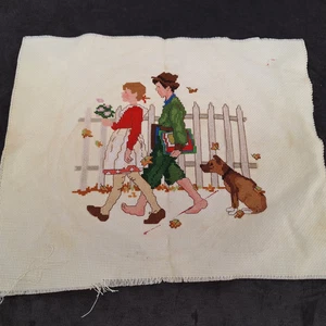 Paragon Needlecraft - Norman Rockwell - Serie Young Love completada - Imagen 1 de 12