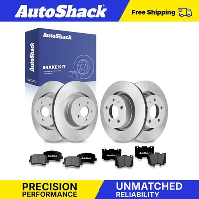 Front Rear Brake Rotors Premium Ceramic Pads for 2015-2020 Ford Mustang V8 - Image 1 of 4