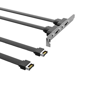 Câble de DéFlecteur USB3.1 19PIN/TYPE-E Vers TYPE-C Châssis MèRe C PC6240 - Afbeelding 1 van 6
