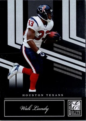 2007 Donruss Elite Wali Lundy #41 Houston Texans Football Card - Image 1 of 2