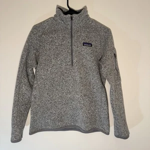 Patagonia Better Fleece Maglione Pullover Giacca Donna M 1/4 Zip Grigio Erica - Foto 1 di 15