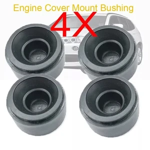 Rubber Engine Cover Mount Bushing 4PcsFront 11147799108 13717588501 Black - Picture 1 of 3