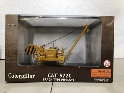 Norscot 55210 CAT 572C Track-Type Pipelayer 1:50 Scale Diecast - Image 1 of 4
