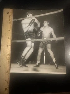 Original Foto Typ 1 von 1942 - Joe Louis Schwergewicht Champ vs Buddy Baer 2 - Bild 1 von 2