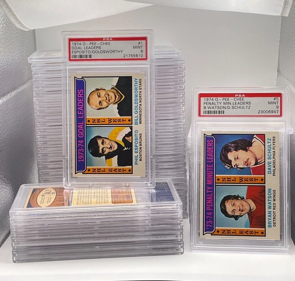 1974 O-Pee-Chee Hockey Cards ** U Picklist ** All PSA Graded Lots of low pop - Image 1 of 3