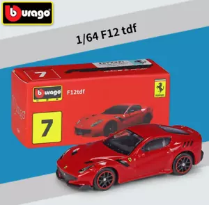 Bburago 1:64 Ferrari F12 TDF Diecast Modelo Coche de Juguete Vehículo Nuevo en Caja - Imagen 1 de 13