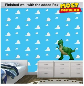 Clouds from Toy Story Themed Bedroom Wall Vinyl Sticker Decals -98 - Picture 1 of 6