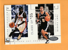 Tony Parker Jason Richardson 2002-03 Hoops Hot Prospects Class Of #13 6C