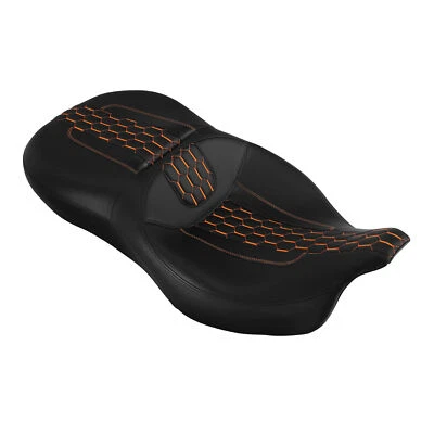 Asiento de dos plazas para conductor pasajero apto para Harley Touring Road King Tri Glide 09-23 Foto 1 de 4