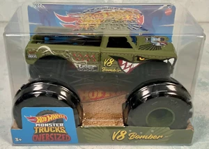 Hot Wheels Monster Trucks V8 Bomber Oversized Truck 1:24 Scale New - Picture 1 of 6