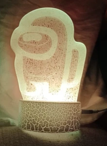 Among Us lighting RBG l.e.d. USB cable night light color changing with remote - Picture 1 of 9