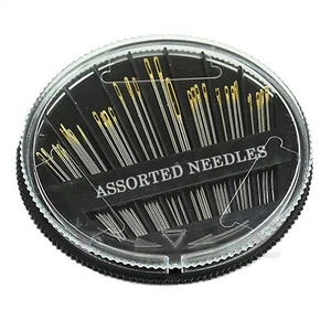 30PCS Assorted Hand Sewing Needles Embroidery Mending Craft Quilt Sew Case - Picture 1 of 6