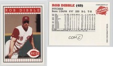 1993 Kahn's Cincinnati Reds Rob Dibble #49