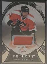 2015-16 Upper Deck Trilogy Jakub Voracek 22/59 Philadelphia Flyers #65 SP