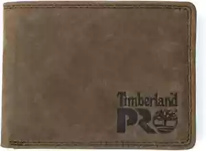 Timberland PRO Cartera RFID de Cuero para Hombres con Portatarjetas de Bolsillo Abatible Extraíble - Imagen 1 de 16