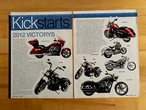 2011 Print Ad 2012 Victory Cross Country Tour High Ball Cross Road Kingpin Vegas - Picture 1 of 1