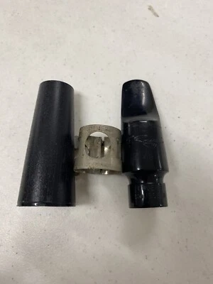 Eugene Rousseau 4R Alto Saxophone Mouthpiece With Selmer Ligature + Cap NICE - Image 1 of 4