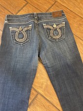 Big Star Jeans Womens 33R Blue Denim Maddie Mid Rise Bootcut 33x30 Ladies p5