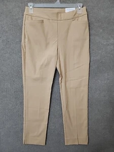 Chicos So Slimming Brigitte Slim Leg Pants Womens 0.5 UR 6 Beige Stretch NEW - Picture 1 of 9