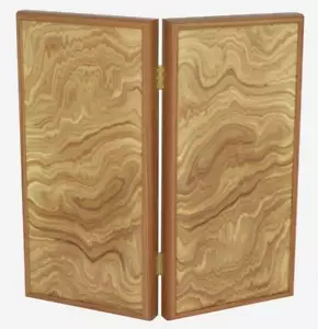Traditional 15" Olive wood Backgammon Set - Olive wood checkers - Picture 1 of 4