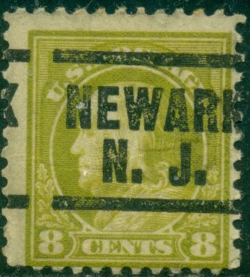SCOTT # 508, NEWARK, NEW JERSEY PRECANCEL, FINE, GREAT PRICE! - Image 1 of 3