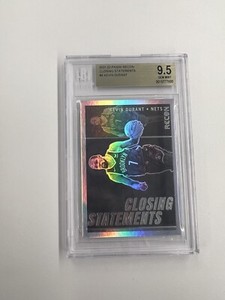 2021-22 Panini Recon Kevin Durant Closing Statements Insert SSP #4 Brooklyn Nets